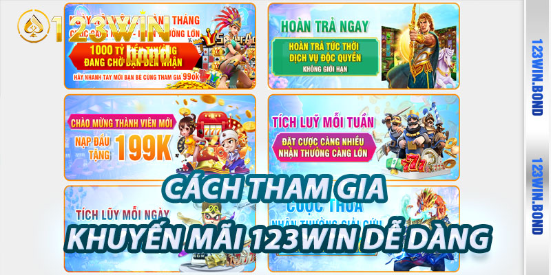 Cách Tham Gia Khuyến Mãi 123win Dễ Dàng